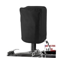 Electric Tongue Jack Cover, Waterproof 210D Oxford Fabric RV Trailer Jack Black