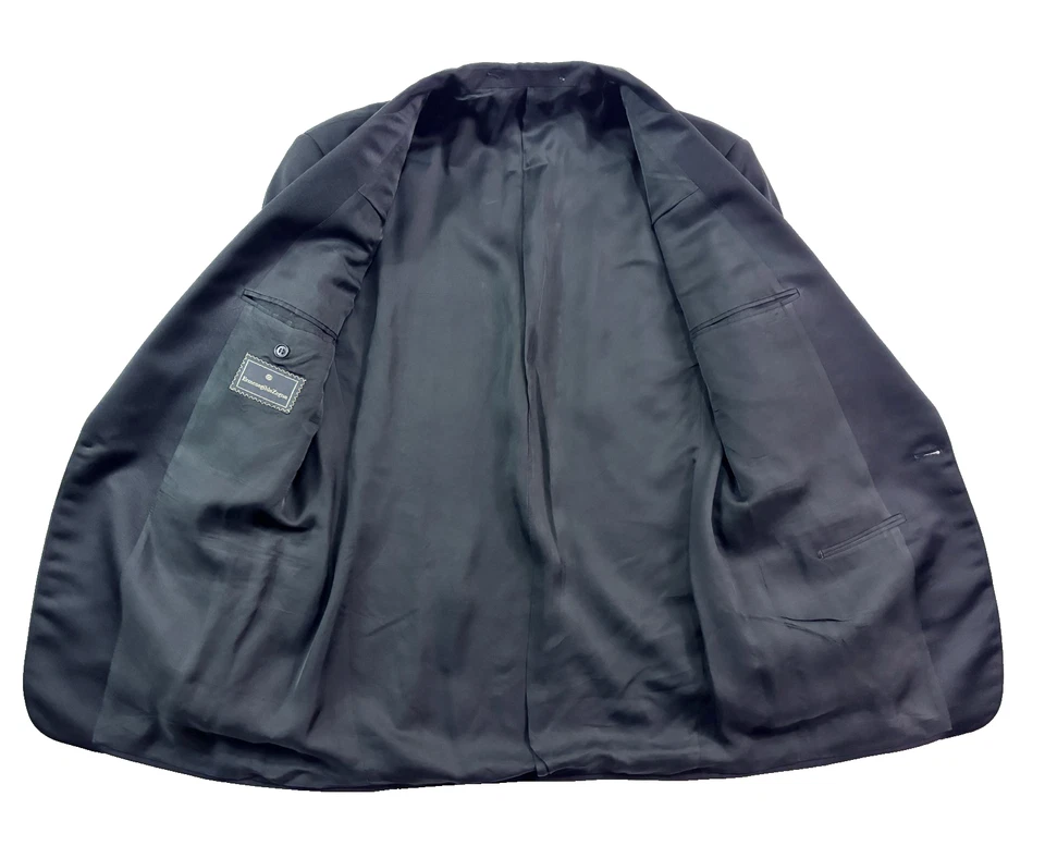 Chaqueta Esmoquin Negra De Colección Años 90 Ermenegildo Zegna 48 38S Formal Esmoquin Noche Blazer Foto 4 de 4