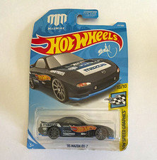 Hot Wheels 1995 Mazda RX-7 Mad Mike HW Speed Graphics 1:64 Diecast