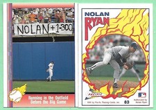 1991 Pacific Nolan Ryan Rangers #83 - Running in the Outfield👍