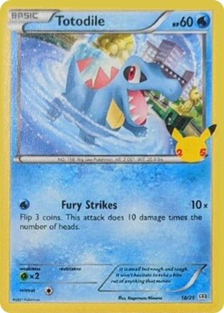 Totodile 018/025 Promo M21 Pokemon NM