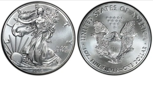 2016 American Silver Eagle - BU .999 Silver  - Full Troy Ounce - NO RESERVE