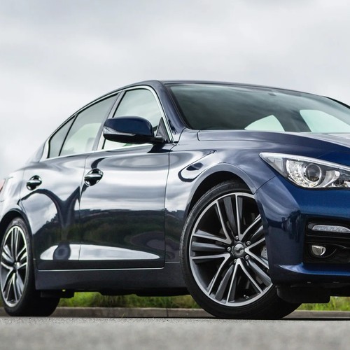 2X Gloss Black M Style Side Mirror Cover Caps For Infiniti Q50 Q50S Q60 Q70 QX30 - Foto 7 di 12