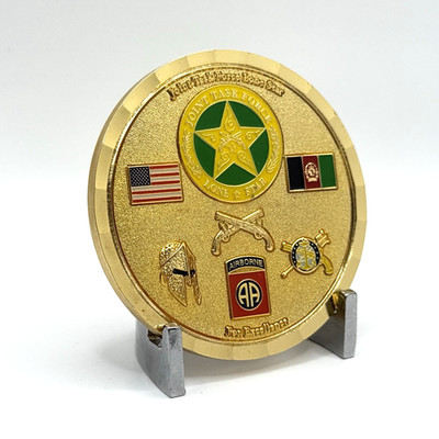CHALLENGE COIN - Joint Task Force Lone Star Afghanistan 2009-2010 Serialized