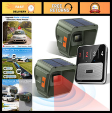 Wireless Driveway Alarm - Radar & IR Dual Det...