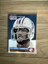 Earl Campbell 1991 Pro Set #27 Houston Oilers NFL Hall of Fame Football Card