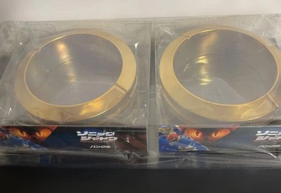Sonic x Shadow TOKYO MISSION Movie Bangle Bracelet Shadow Ring Set of 2 Japan