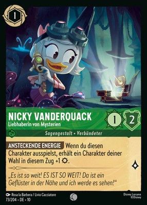 Nicky Vanderquack - Liebhaberin von Mysterien (V.1) 10WHI-073 Common Deutsch Neu