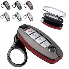 For Nissan Remote Fob Keyless 3 4 5 buttons Zinc alloy Car Key Cover Case Holder