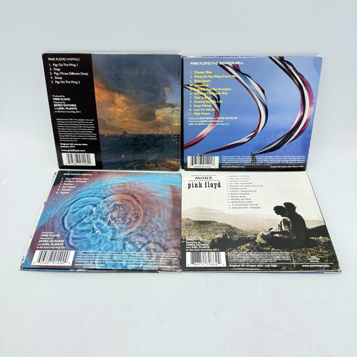 Pink Floyd: 4 CD Digipak Lot Remastered W/Booklets | eBay