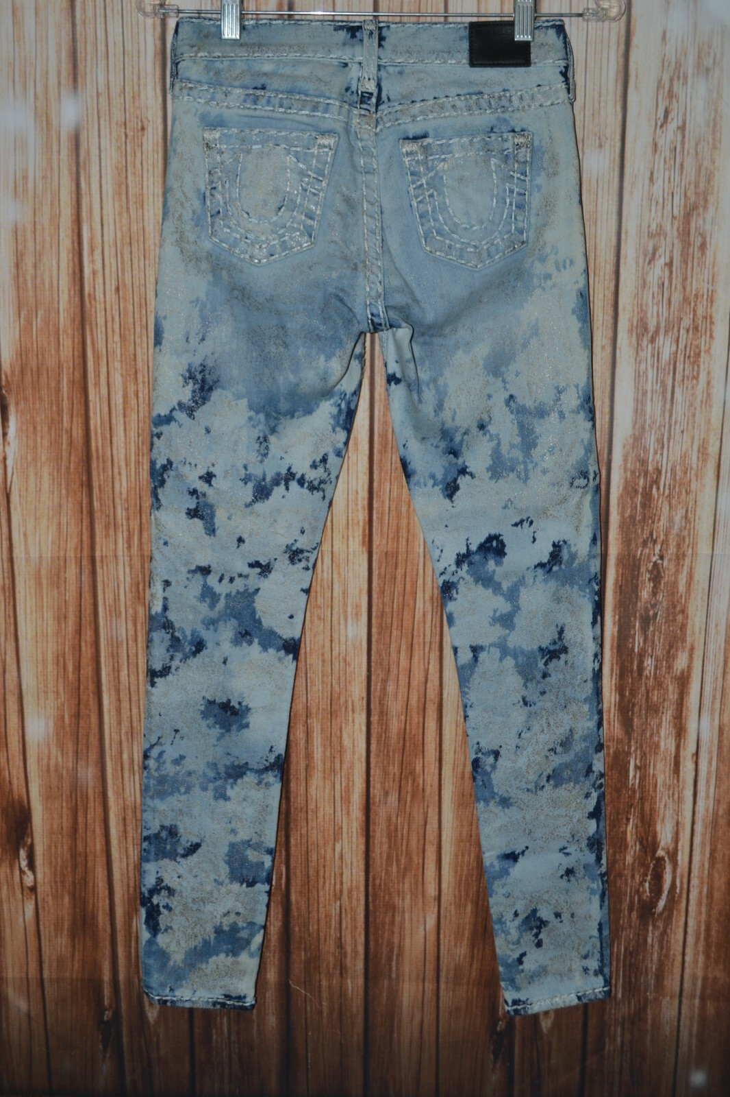 True Religion Women's Halle Super T Mid Rise Super Skinny Jeans Sz 25x29 thumbnail 6