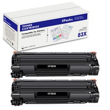2PK CF283X Toner Compatible With HP 83X LaserJet M202dw M201DW M225DN M225DW
