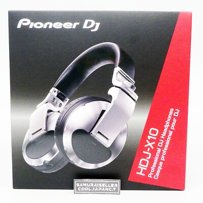 保証付きPioneer DJ プロDJヘッドホン HDJ-X10 シルバー Pioneer DJ HDJ-X10 Professional DJ Headphones - Silver