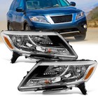Headlights Fit For 2013 2014 2015 2016 Nissan Pathfinder Halogen Black Headlamp