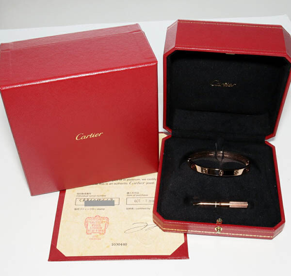 Cartier K18PG Love Breath B60356 P0010598 | eBay