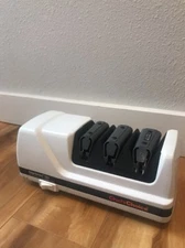 Chef's Choice 120 Diamond Hone 3-Stage Professional Knife Sharpener, White