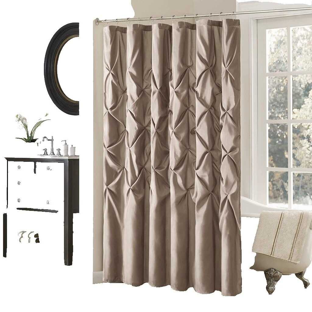 Cortinas de Ducha geométrico Marrón