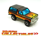 Very Nice 1980 Hot Wheels FORD BRONCO w/ CHROMED Motorcycle HK Vintage Black BW