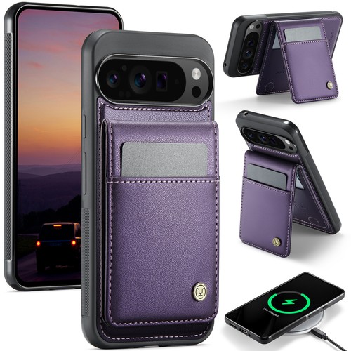 Detachable Wallet Magnetic Leather Stand Case For Google Pixel 9 Pro/9 Pro XL - Photo 13 sur 71