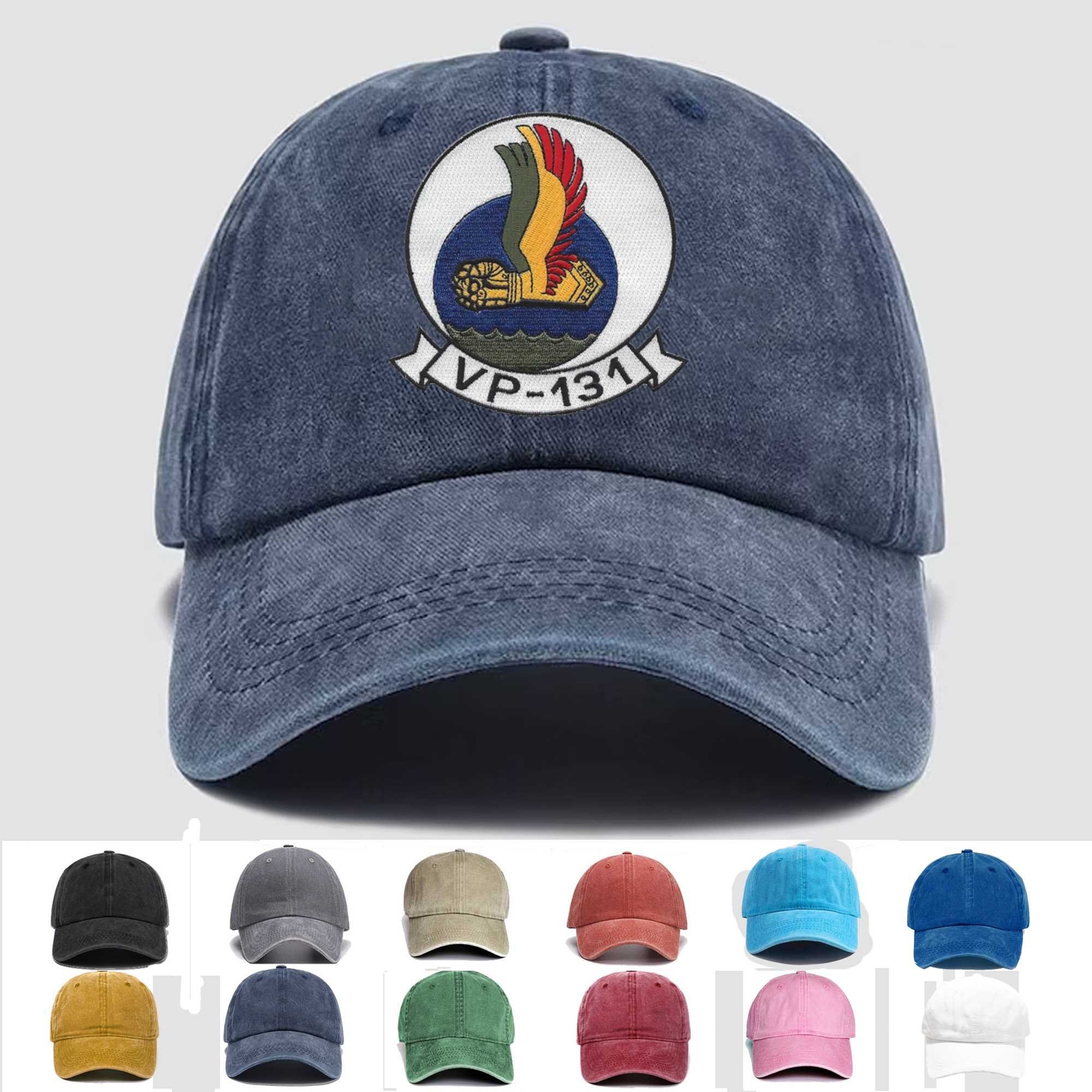 Custom Embroidered Hat VP-131 Patrol Sqd, Veteran Cap, Trucker Hat, Gift Idea