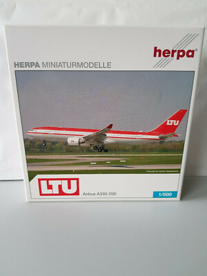 1:500 Herpa Wings LTU Airbus A330-200 with Registration D-ALPD 507103 NEU