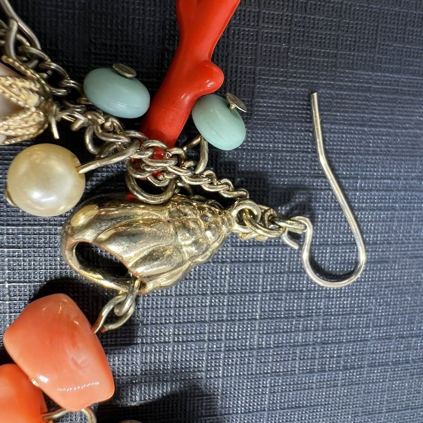 Beach Shell Drop Dangle Earrings - image 7