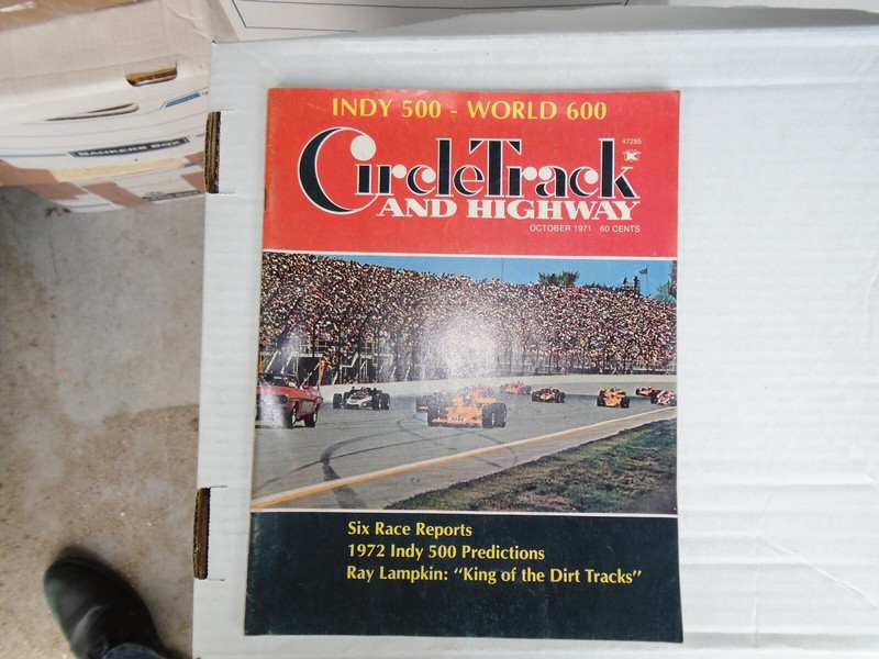 CIRCLE TRACK AND HIGHWAY 1971 OCT - LAMPKIN, INDY 500 & WORLD 600