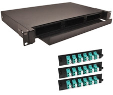 36 Port LC MM Connectors Rack Mount Fiber Enclosure 10 Gig