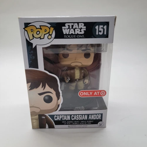 Funko POP! Star Wars Rogue One Captain Cassian Andor #151 Vinyl Figure Target Ex