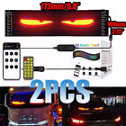 2Pcs Truck-Specific Devil's Eye Led-Screen Car Eye Light Truck Dynamic Ledlight