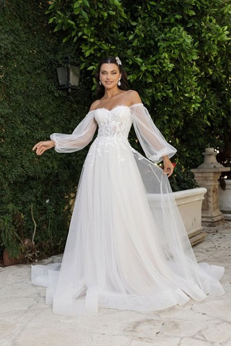 Womens Dresses For Bridal Wedding Long Sweetheart Strapless A-Line Plus Size - Picture 3 of 9