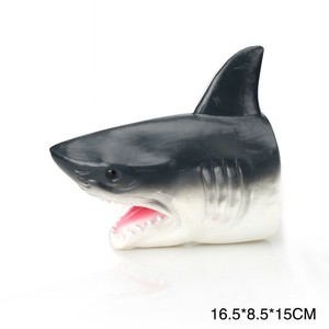 plastic shark puppet