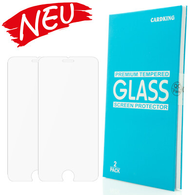 2 x Apple iPhone 6 / 6S Tempered Glas Full Screen Displayschutz Schutzglas 