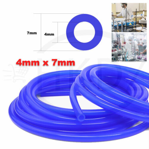 Blue Food Grade Silicone Tube Hose Vacuum Tubing Pipe Soft Rubber ID 0.5mm -38mm - Picture 28 of 60