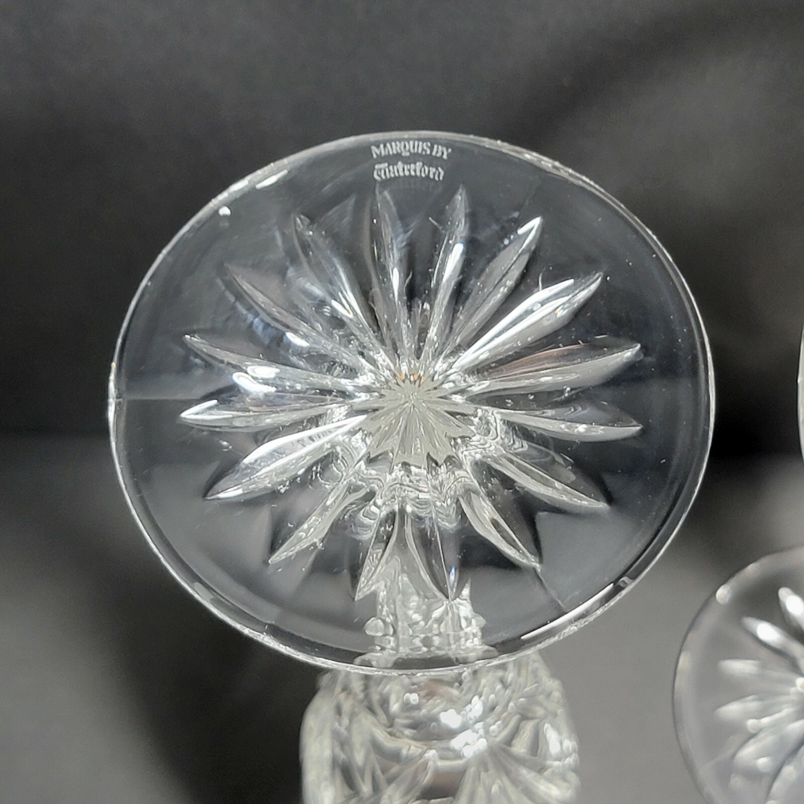 2 Marquis by Waterford Crystal Champagne Flutes, Marked eBay