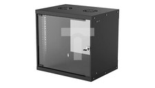 HÄNGESCHRANK 9HE 540x400 RACK 19 BASIC FLATPACK SCHWARZ 