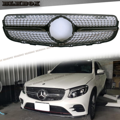 CHROME DIAMOND GRILLE BLACK FRAME FOR 2016 2017 2018 2019 BZ X253