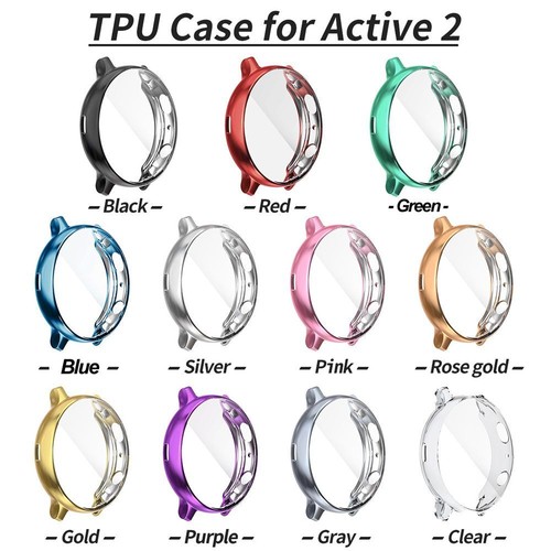 Screen Protector TPU Watch Case For Samsung Galaxy Watch Active 2 Electroplate - Zdjęcie 3 z 30