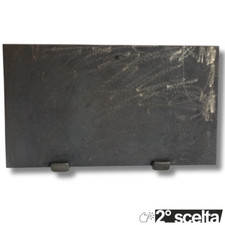 2° SCELTA* Dim. 33 x 57 x 1cm Lastra in ghisa per camino e termo camini stufe