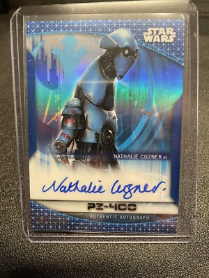 2020 Star Wars Topps Perspectives PZ-4CO Nathalie Cuzner Auto 101/150