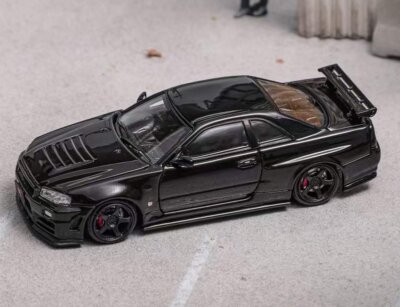 NISSAN Skyline GT-R (R34) - NISMO Z Tune  - black - FUJI 1:64
