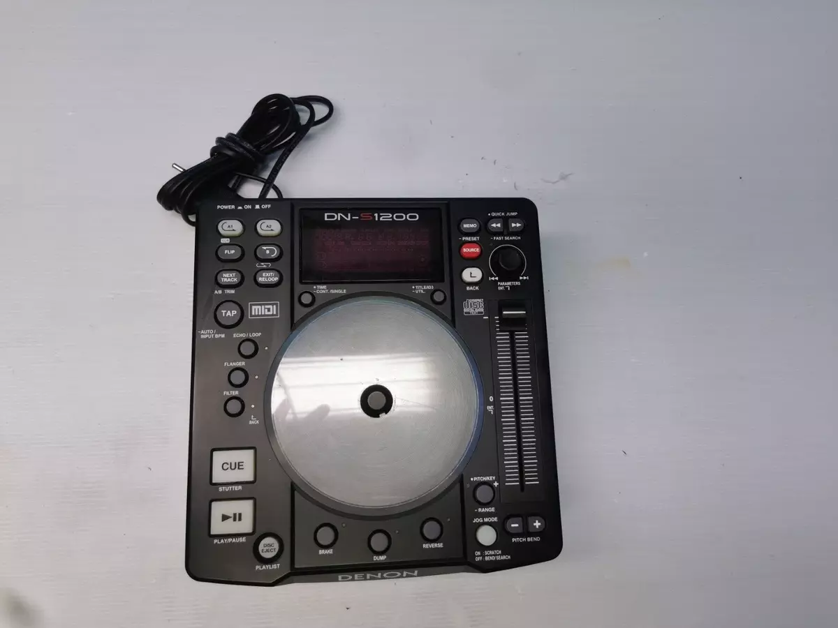 DENON DN-S1200 CDJ Player USB Media Player Black | eBay