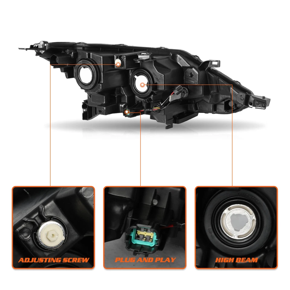 Left Headlamp For 2017-2019 Nissan Rogue Sport Halogen Driver Headlight Assembly - Image 3 of 4