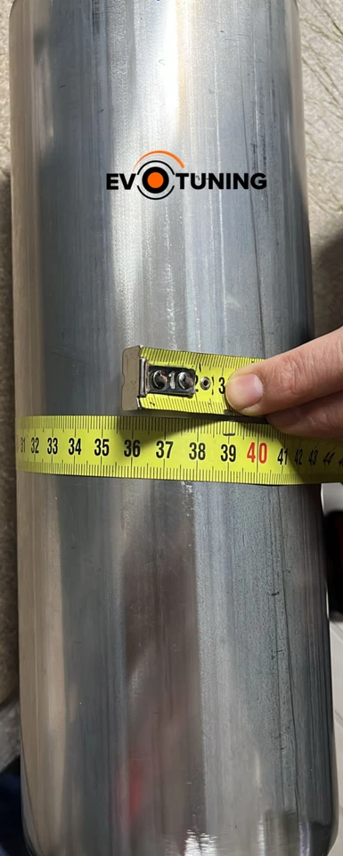 Marmitta Silenziatore Universale Uscita Rotonda 60mm Simoni Racing - Immagine 3 di 4