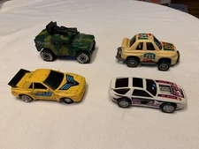 Lot of 4Vintage 1980s Toy Cars Zima Porsche 928 Remco BMW Toyota MR2