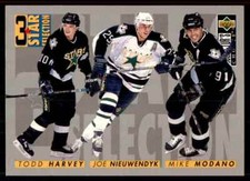 1996-97 Collector's Choice Mike Modano/Joe Nieuwendyk/Todd Harvey Dallas Stars