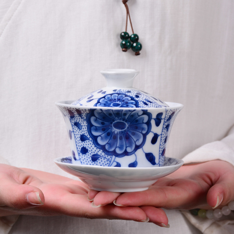 TANFEI Juego De Té Tradicional De Ceráica China, Juego De Té Para