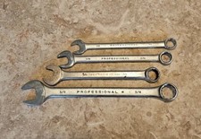 4 Proto Combination wrench 3/4 5/8 9/16 1/2 1224 1220 1218 1216