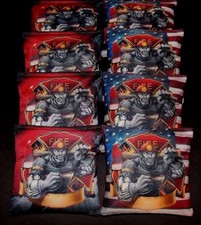 USA FEARSOME LOYAL FIREFIGHTER RESCUE 8 ACA Regulation Cornhole Bean Bags B190