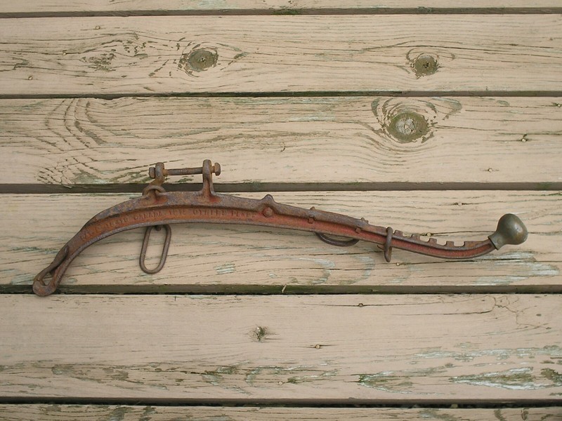 Antique Horse Hames (1) Brass Ball End 28 Inches Long 1816 Rustic Work Horse